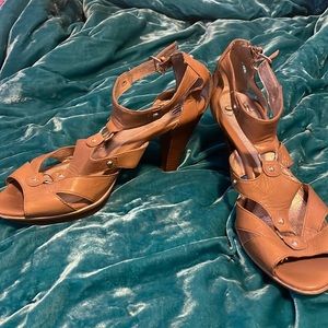 Gladiator brown heels size 12